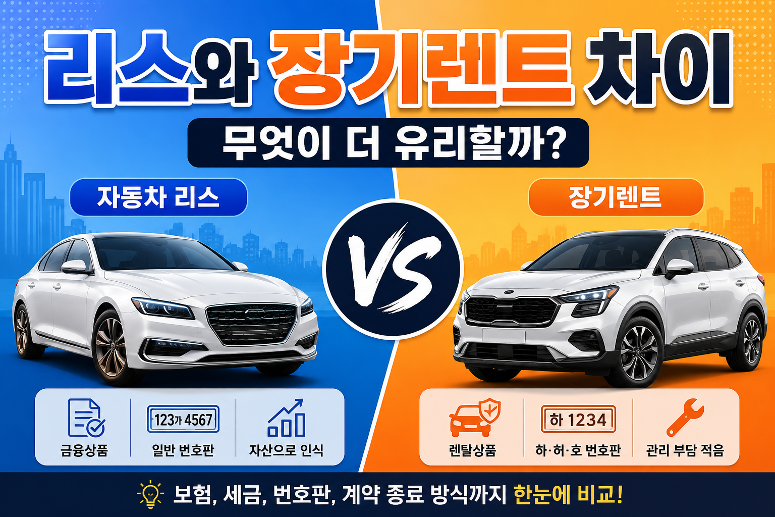 리스와 장기렌트 차이