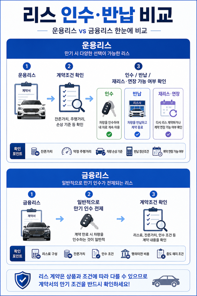 자동차 리스 인수 반납 1