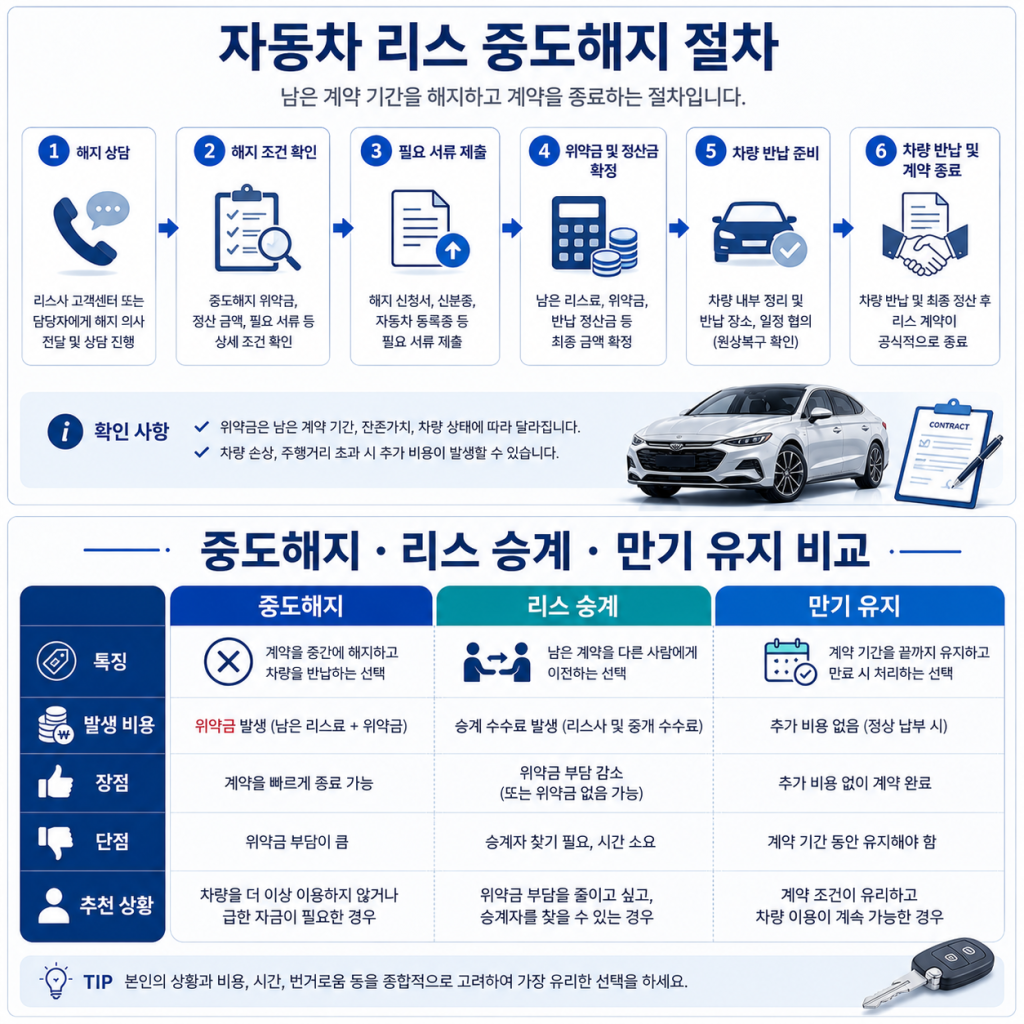 자동차 리스 중도해지 1