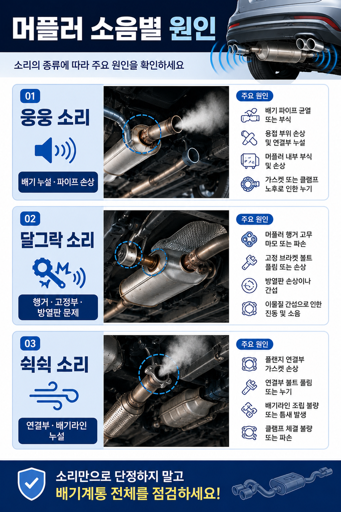 자동차 머플러 소음 1