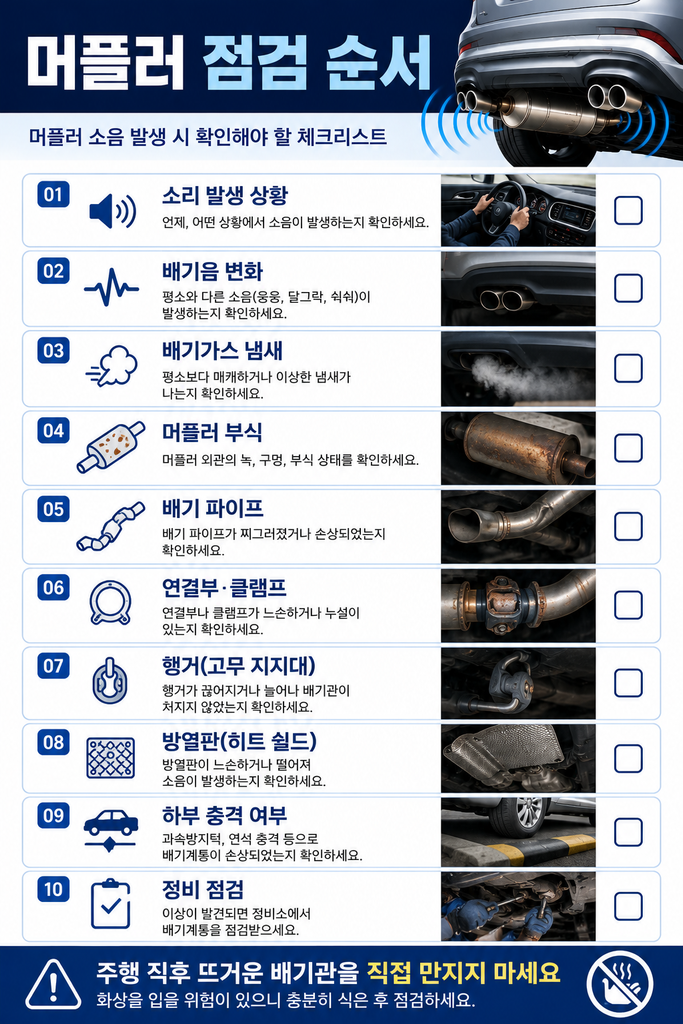 자동차 머플러 소음 2