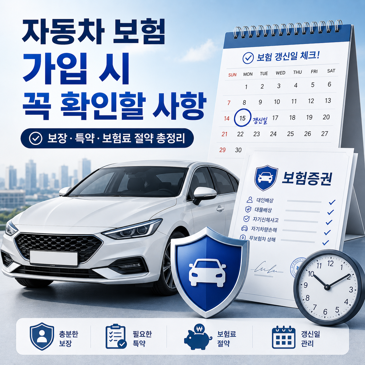 자동차 보험 갱신 시기