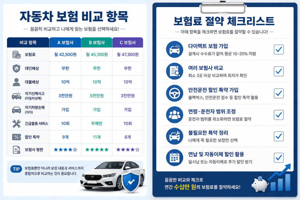 자동차 보험 비교하는 방법 2
