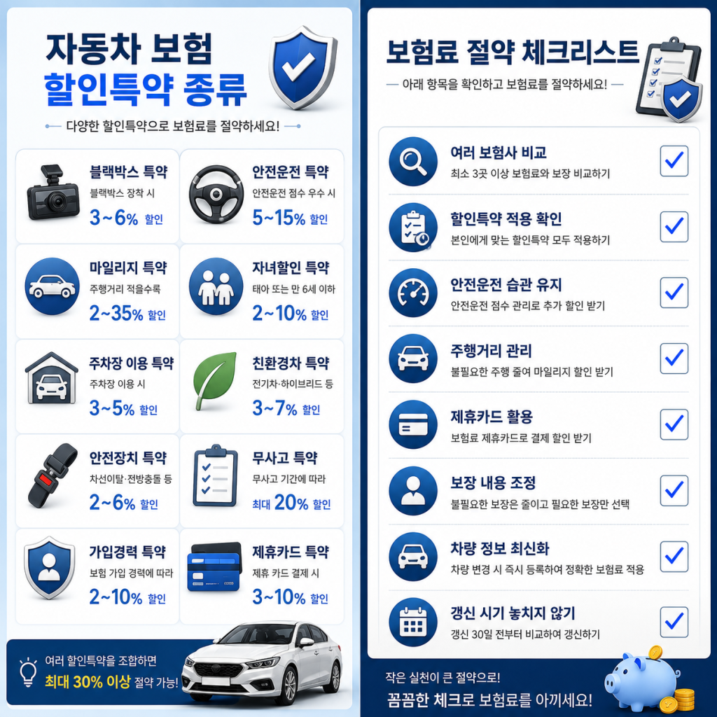 자동차 보험 할인특약 1