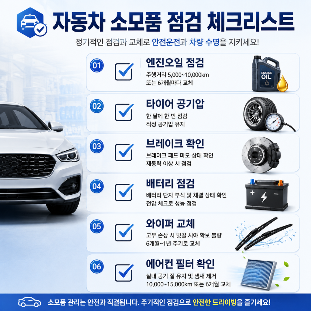 자동차 소모품 교체주기 1