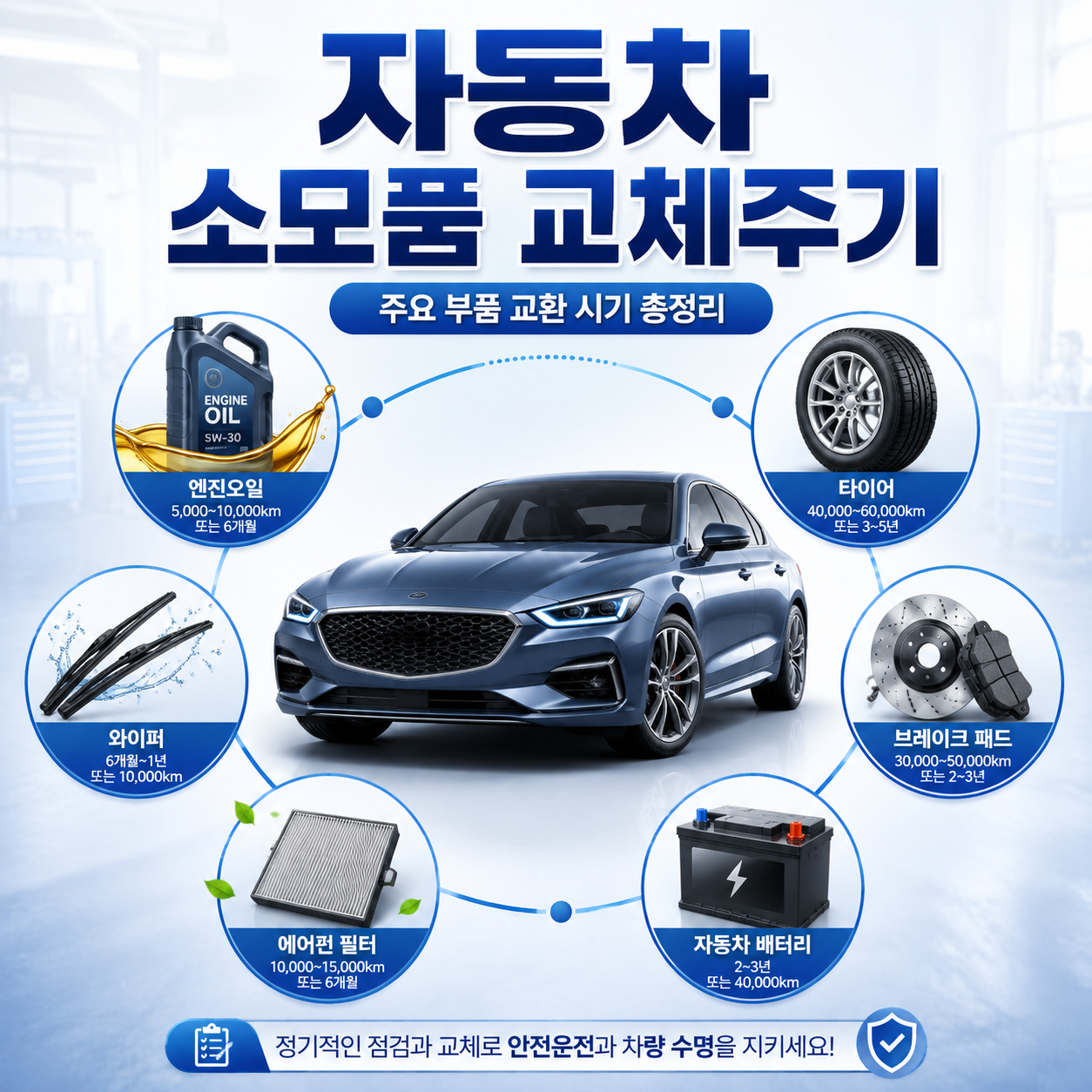 자동차 소모품 교체주기