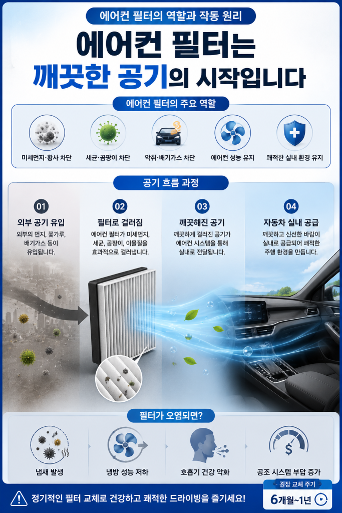 자동차 에어컨 필터 교체주기 1