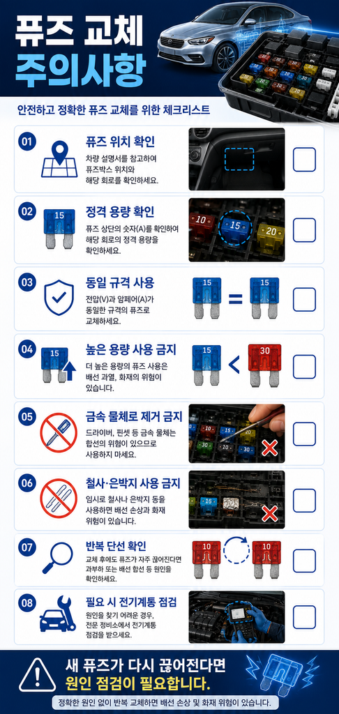 자동차 퓨즈 교체 2