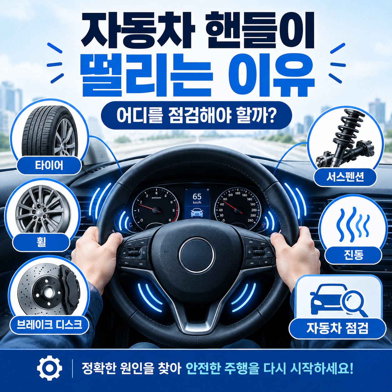 자동차 핸들 떨림 원인