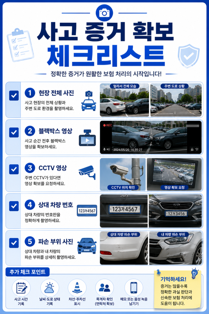 주차 접촉사고 대처 2