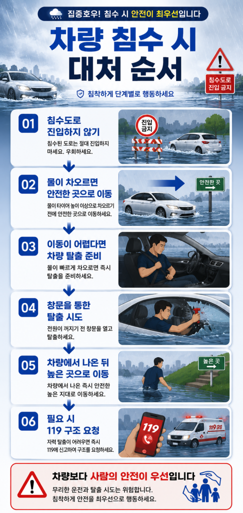 침수차 대처 방법 1