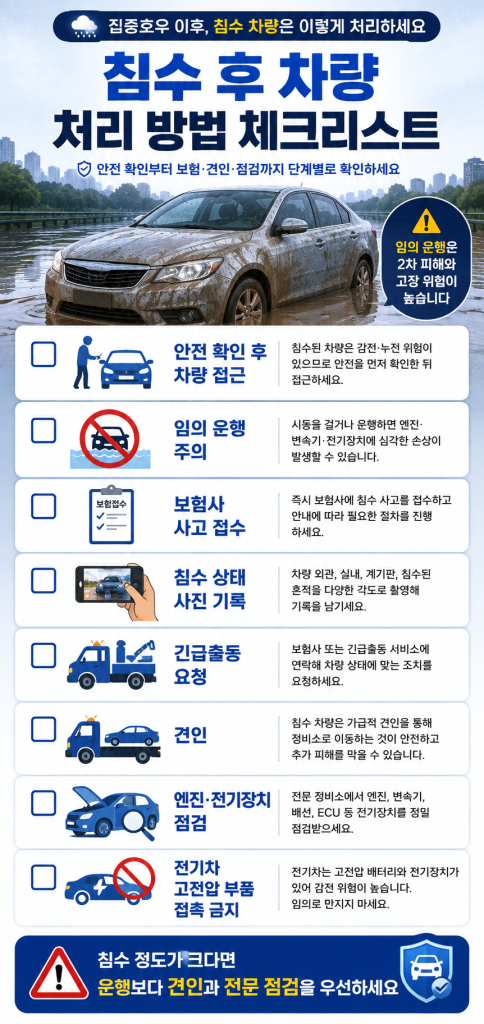 침수차 대처 방법 2