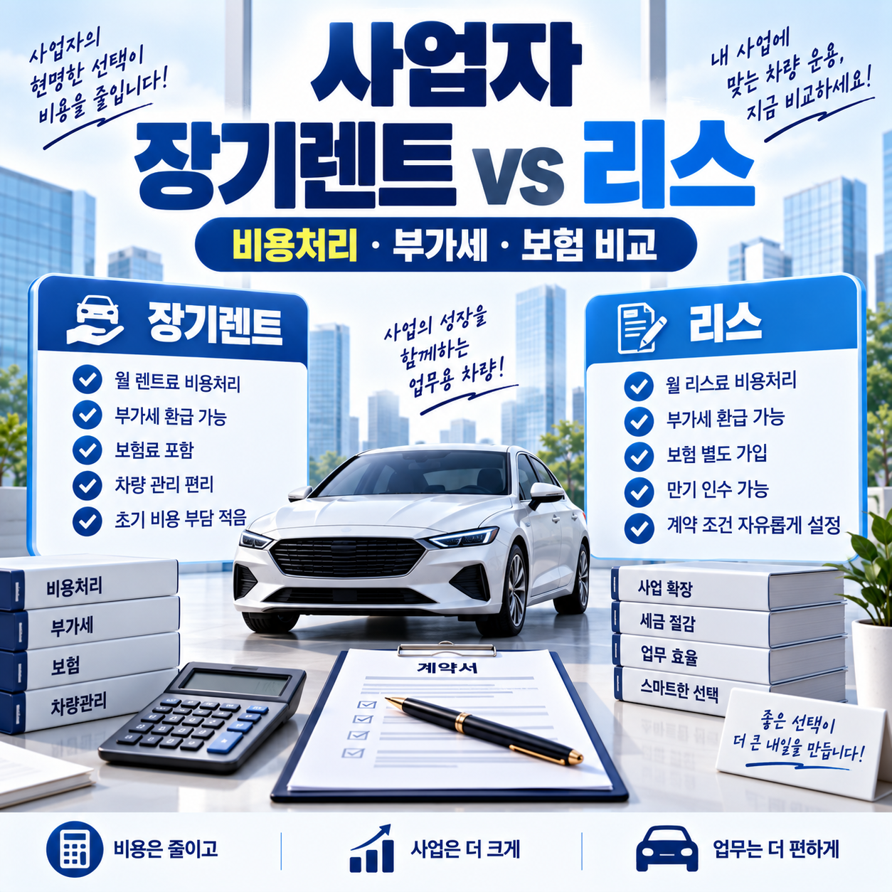 사업자 장기렌트 리스