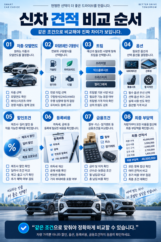 신차 견적 비교 1
