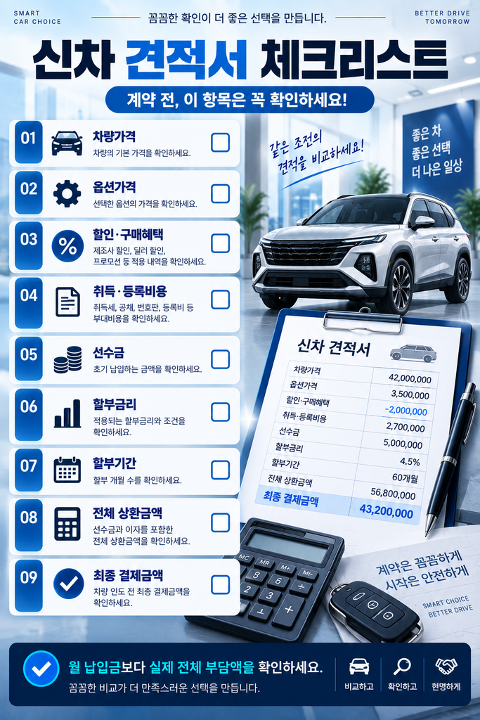 신차 견적 비교 2