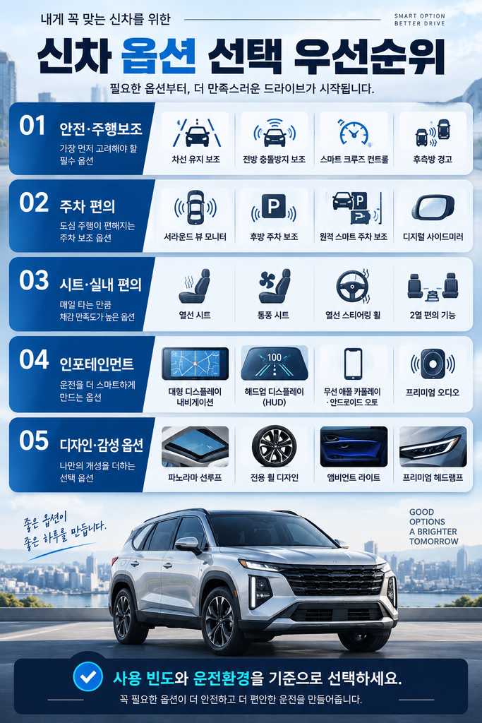 신차 옵션 선택 1