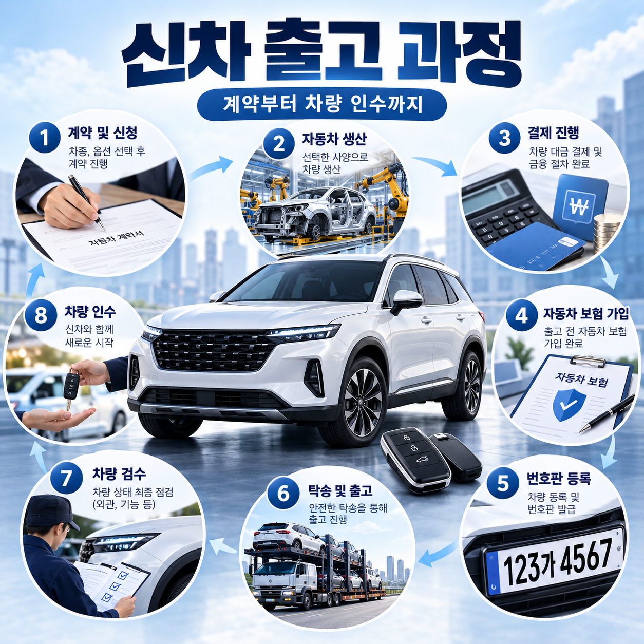 신차 출고 과정