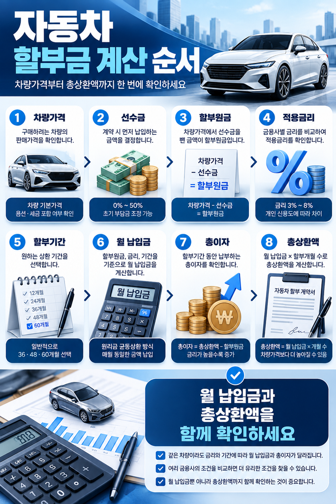 자동차 할부금 계산 1
