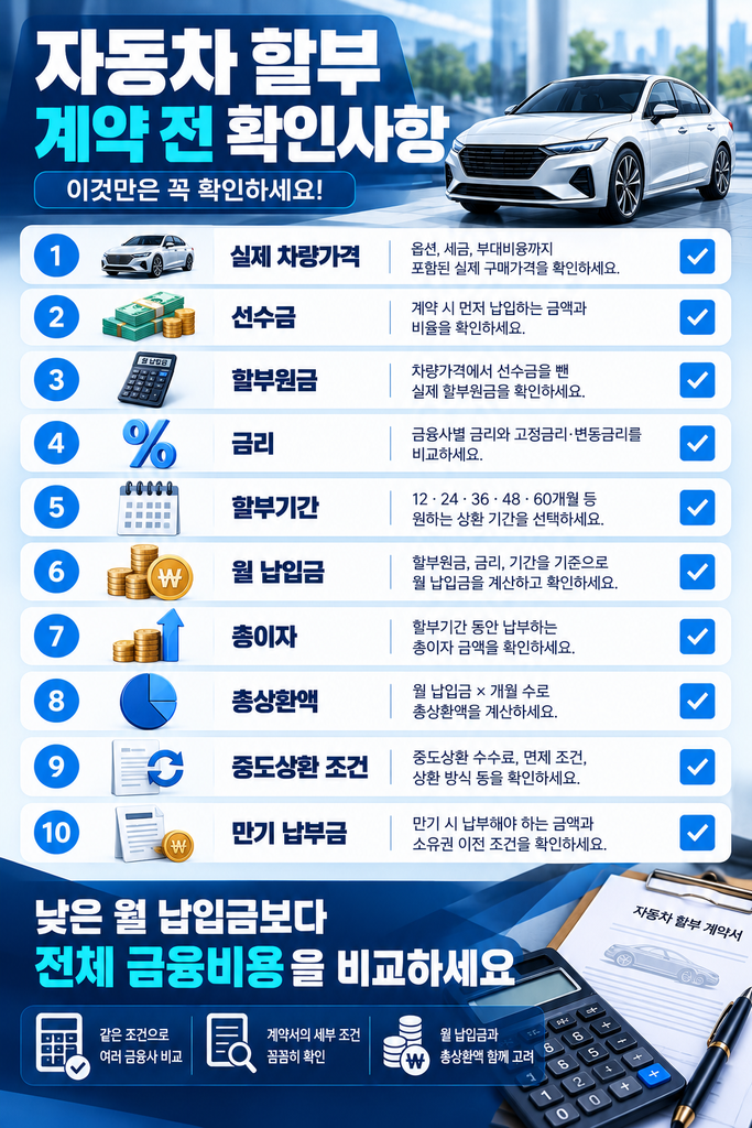 자동차 할부금 계산 2
