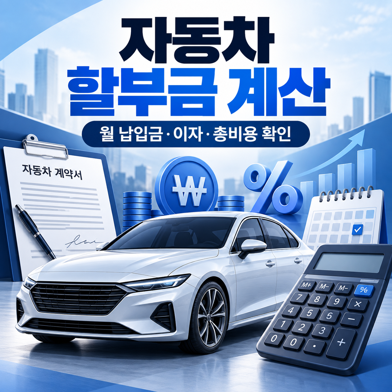 자동차 할부금 계산