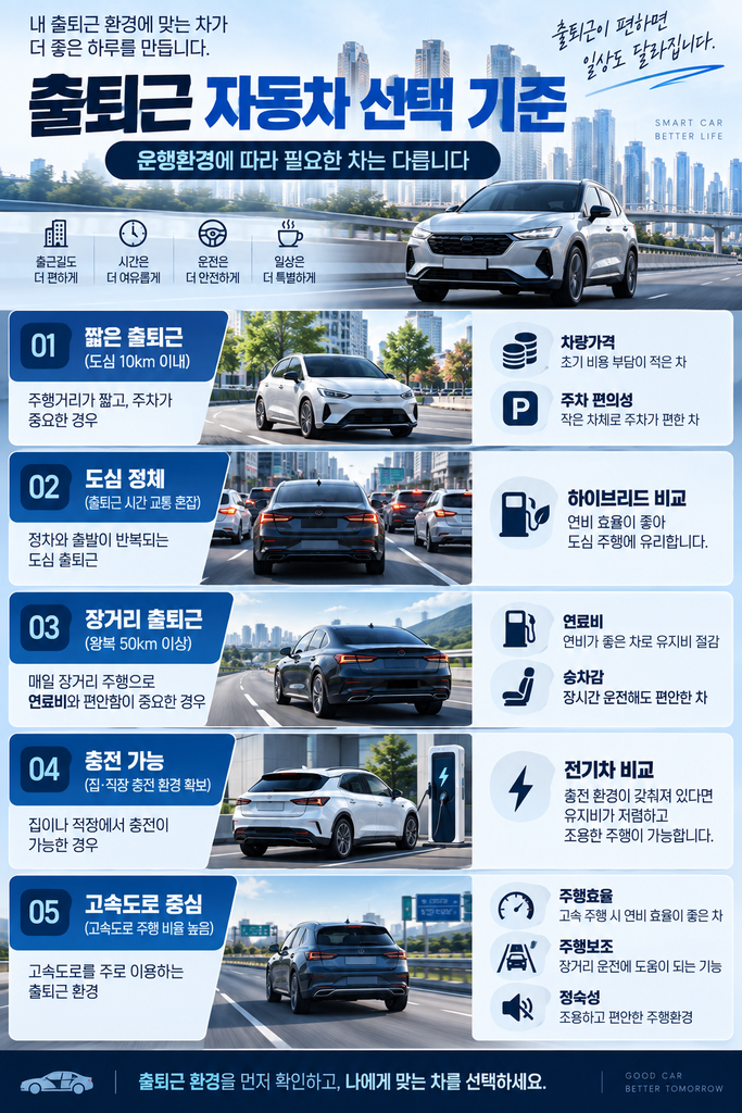 출퇴근 자동차 선택 1