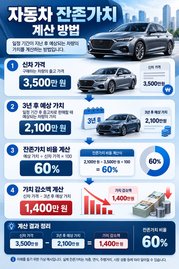 자동차 잔존가치 1
